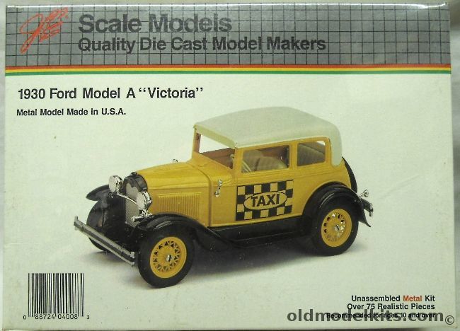 Scale Models 1/20 1930 Ford Model A Victoria - (ex Hubley), 4008 plastic model kit